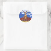 Sticker Rond Cadeaux et accessoires Kangaroo (Sac)