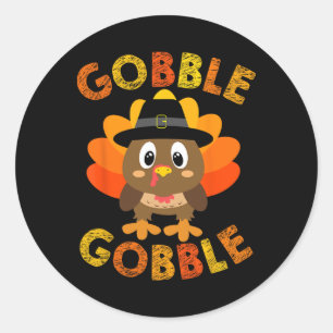 Sticker Rond Cadeaux Gobelets Thanksgiving S Femmes Hommes Todd