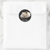 Sticker Rond Cadeaux "Ours d'Esprit" (Sac)