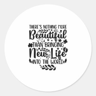 Sticker Rond Cadeaux pour sages-femmes   Infirmière de materni