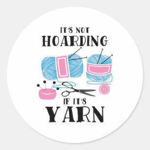 Sticker Rond Cadeaux Tricots de crochettage