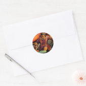 Sticker Rond Cadet spatial (Enveloppe)