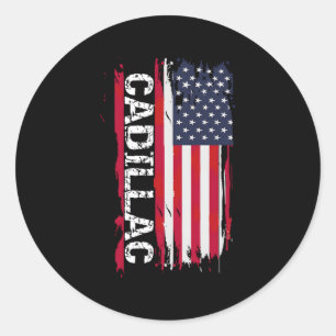 Sticker Rond Cadillac