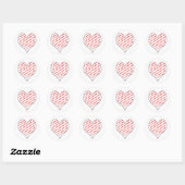 Sticker Rond Cadre photo Valentine (Feuille)
