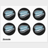 Sticker Rond Café (Feuille)