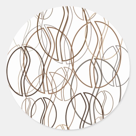 Sticker Rond café (Devant)