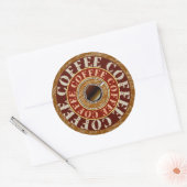 Sticker Rond Café (Enveloppe)