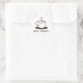 Sticker Rond Café (Sac)
