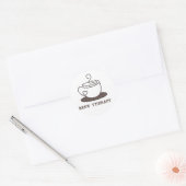 Sticker Rond Café (Enveloppe)