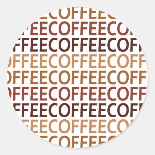 Sticker Rond Café (Devant)