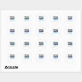 Sticker Rond Café Art Café Et Cardio (Feuille)