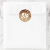 Sticker Rond Café Bio (Sac)
