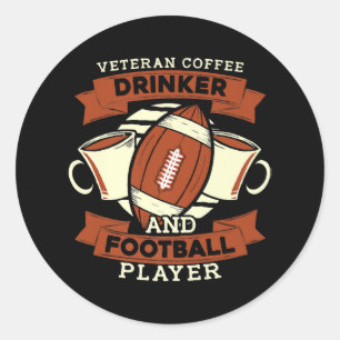 Sticker Rond Café de football