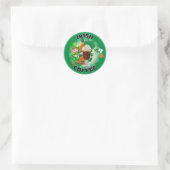 Sticker Rond Café Irlandais - Un Elixir. (Sac)