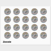 Sticker Rond Café La Palette´ (Feuille)
