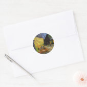 Sticker Rond Café nocturne de Van Gogh (Enveloppe)