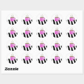 Sticker Rond Café sucré (Feuille)