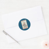 Sticker Rond Café Tarot Card Café Lover Café Caffiné (Enveloppe)