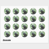 Sticker Rond caille mâle (Feuille)