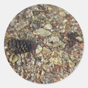 Sticker Rond Cailloux dans la photographie de nature de Taylor