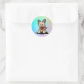 Sticker Rond Cairn Terrier (Sac)
