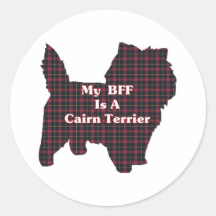 Sticker Rond Cairn Terrier BFF