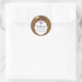 Sticker Rond Cake Pops Boulangerie Boîte Sceau (Sac)