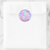 Sticker Rond Cakes Sweets Cupcake Accueil Boulangerie Holograph (Sac)