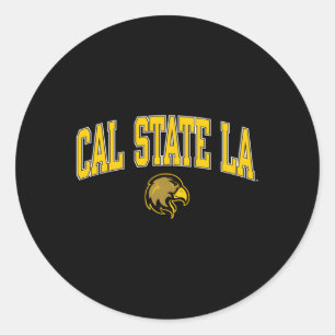 Sticker Rond Cal State Los Angeles Golden Eagles Arche sur