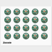 Sticker Rond Calakmul Mexique (Feuille)
