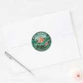 Sticker Rond Calakmul Mexique (Enveloppe)