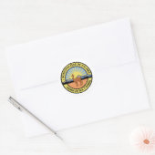 Sticker Rond Calama, Chili (Enveloppe)