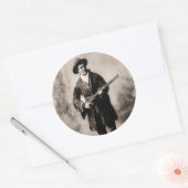 Sticker Rond Calamity Jane 1895 (Enveloppe)