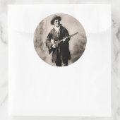 Sticker Rond Calamity Jane 1895 (Sac)