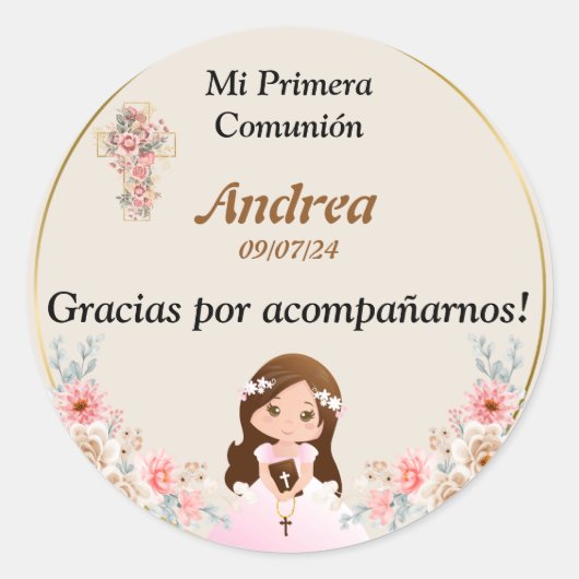 Sticker Rond Calcomanía (Devant)