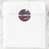 Sticker Rond Calcomanía Halloween   (Sac)