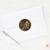 Sticker Rond Calculatrice comptable Comptometer Entreprise Vint (Enveloppe)