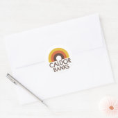 Sticker Rond Caldor Banks (Enveloppe)