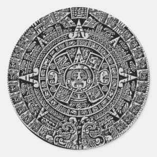 Sticker Rond Calendrier maya