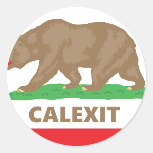 Sticker Rond Calexit (Devant)