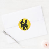 Sticker Rond Calf Roper 303 (Enveloppe)