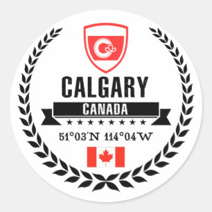 Sticker Rond Calgary