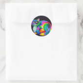 Sticker Rond Calico coloré (Sac)