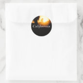 Sticker Rond California Dreamin’ (Sac)