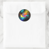 Sticker Rond California Dreamin (Sac)