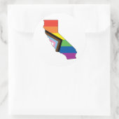 Sticker Rond California Pride - Indicateur de progrès (Sac)