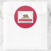 Sticker Rond Californie (Sac)