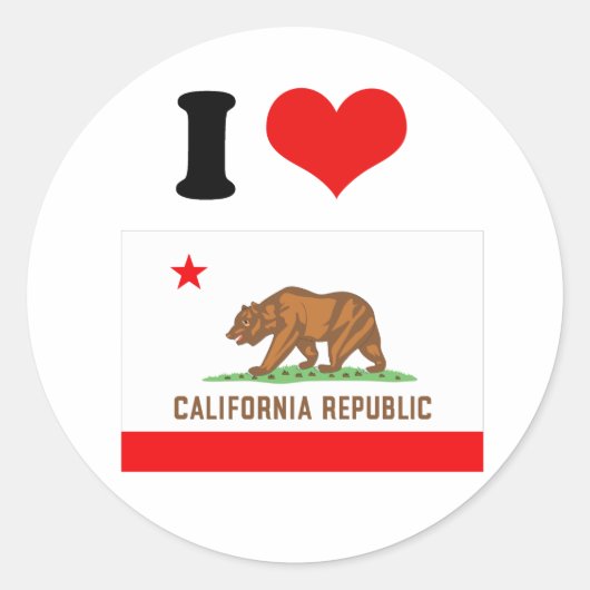 STICKER ROND CALIFORNIE (Devant)