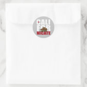 STICKER ROND CALIFORNIER (Sac)