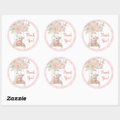 Sticker Rond Câlins Ourson Merci (Feuille)